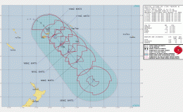 Fiji Group/ South Pacific: Tropical Cyclone TINO 08P 04F 170900Z 15.9S 180.0E, moving SE 08kt. (JTWC) – Updated 17 Jan 2020 1207Z (GMT/UTC)