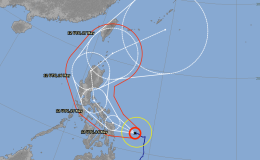 Philippines/Taiwan/Japan: Typhoon VONGFONG (STC Ambo in PH) 01W 13/1200Z 12.1°N 127.9°E, moving WNW 06kt. Wind 70kt, gust 100kt. 1006 hPa (RSMC Tokyo) – Updated 12 May 2020 1330Z (GMT/UTC)