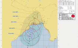 India/ Bangladesh/ Bay Of Bengal: Tropical Cyclone (Super Cyclone) AMPHAN 19/1500Z position 17.9N 87.1E, moving N 09kt (JTWC) – Updated 19 May 2020 1930Z (GMT/UTC)